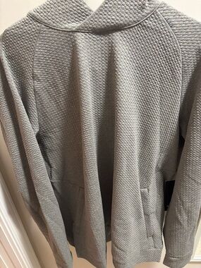 Textured Double-Knit Cotton Hoodie